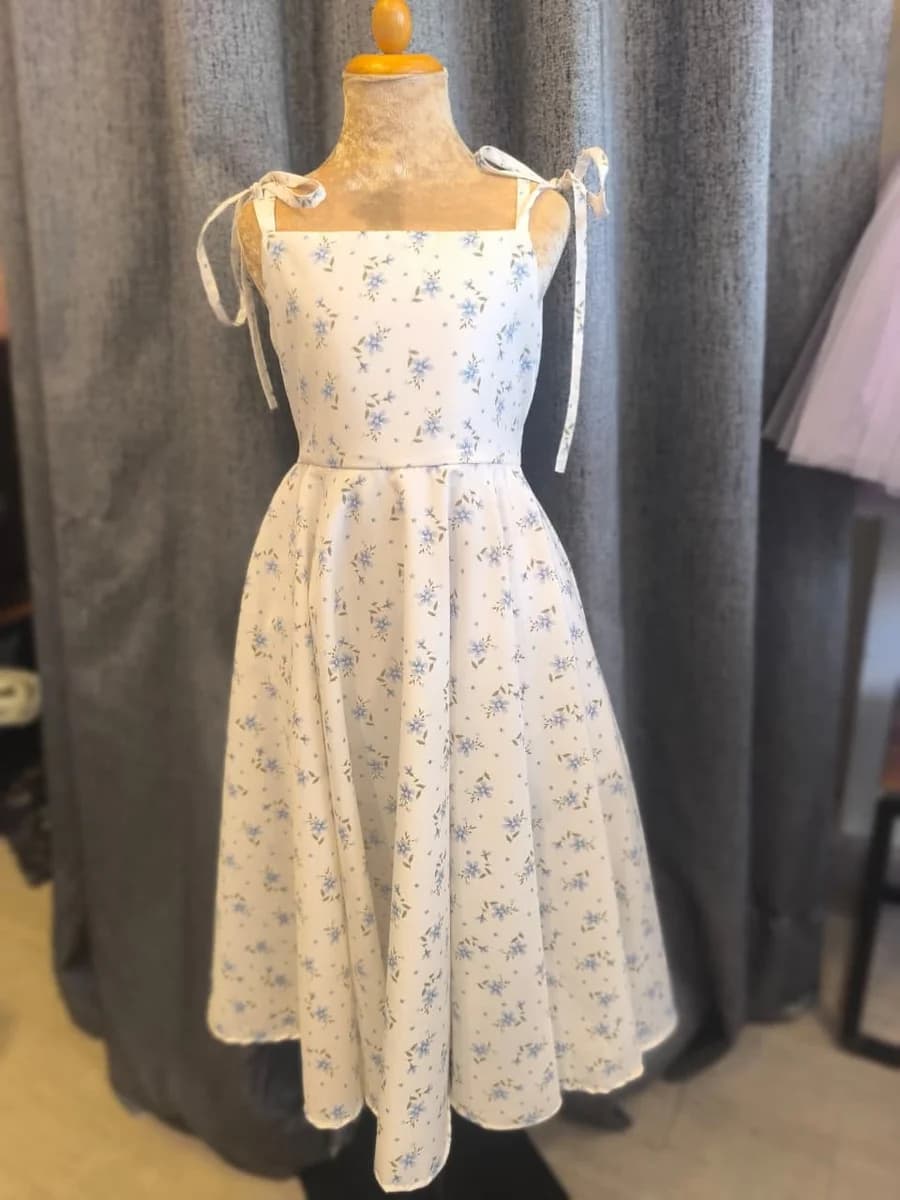 Blue Forget-Me-Not Sundress - view 1