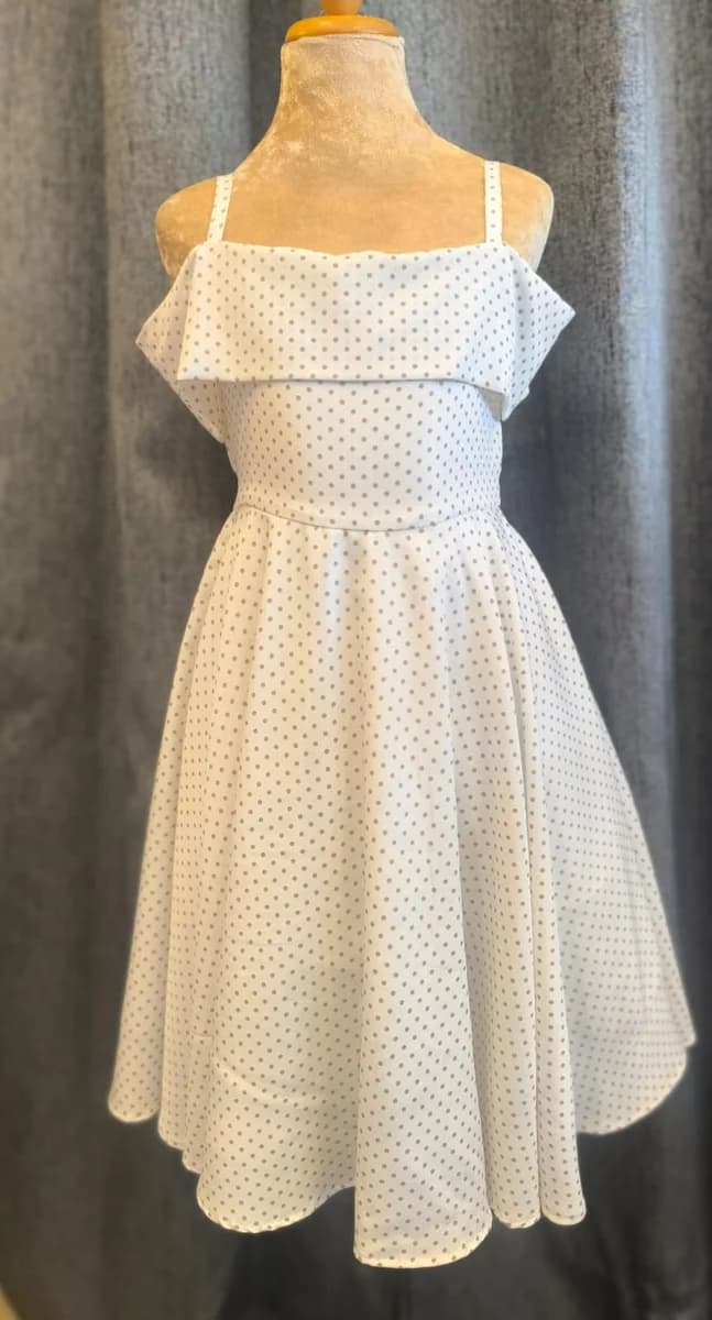 Polka Dot Ruffle Sundress