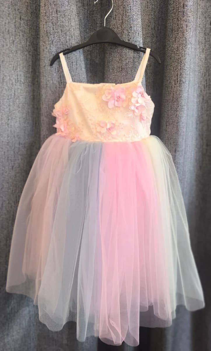 Rainbow Pastel Tulle Dress